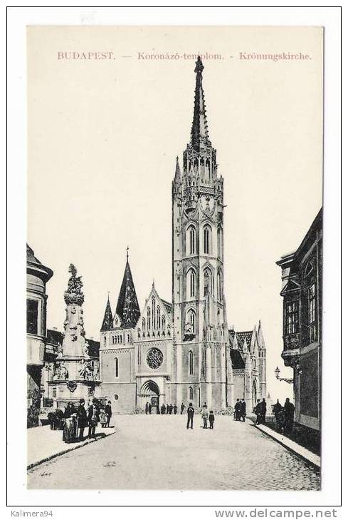 HONGRIE  /  BUDAPEST  /  KORONAZO-TEMPLOM   ( Temple Protestant ? ) /  KRÖNUNGSKIRCHE - Ungarn