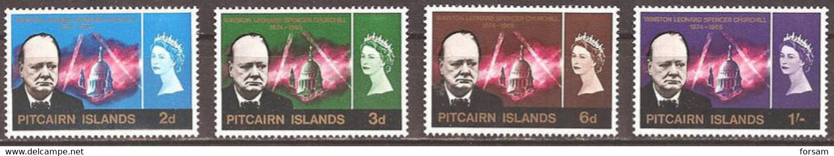 PITCAIRN ISLANDS..1966..Michel # 56-59...MLH...MiCV - 21 Euro. - Pitcairn