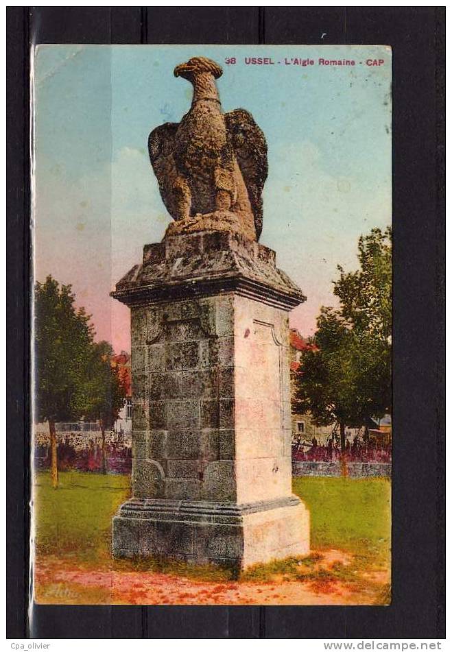 19 USSEL Aigle Romain, Colorisée, Ed CAP 38, 1936 - Ussel