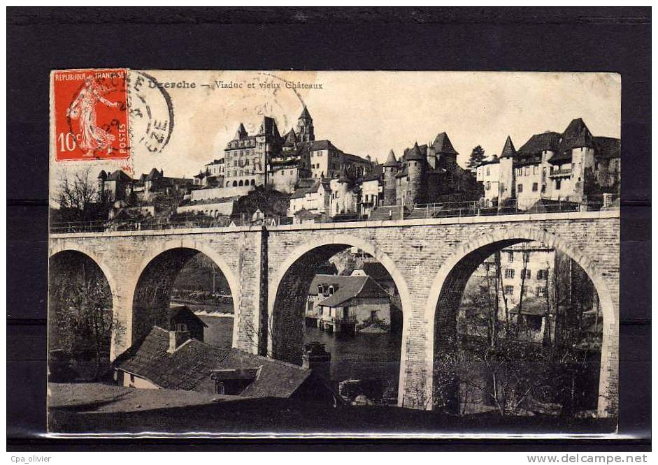 19 UZERCHE Pont, Viaduc, Vieux Chateaux, Ed ?, 191? - Uzerche