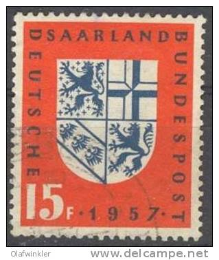 1957 Eingliederung Des Saarlandes Mi 379 / Sc 262 / YT 361 Gestempelt / Oblitéré / Used - Gebraucht