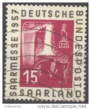 1957 Saarmesse Mi 400 / Sc 284 / YT 382 Gestempelt / Oblitéré / Used - Usados