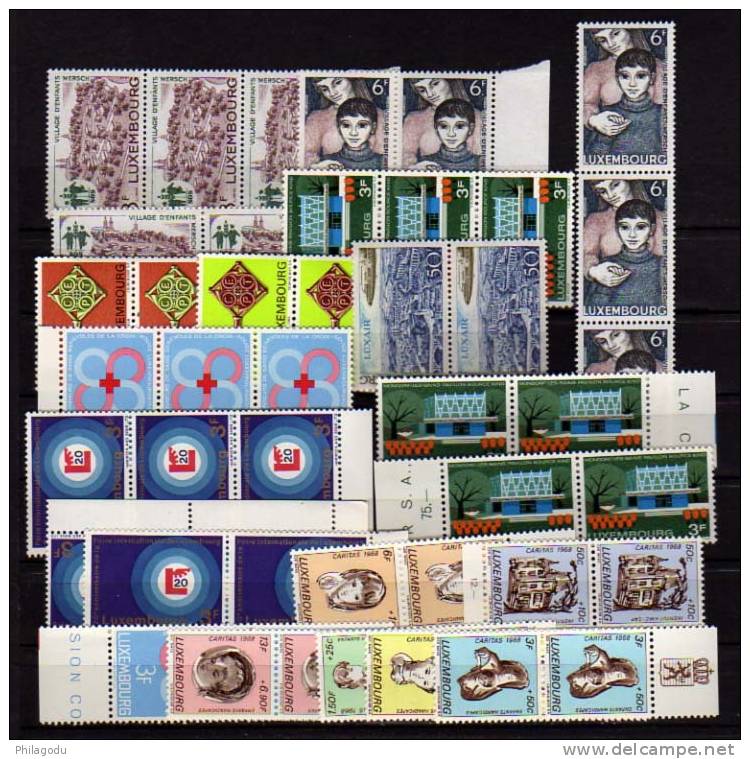 Luxembourg  Timbres De 1968 ++  Cote 26 E Sans Charnière ++ Postfrich ++ - Unused Stamps