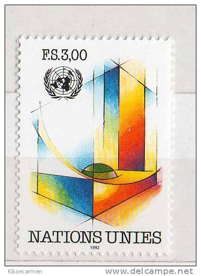 Nazioni Unite (Ginevra) 1992 UN Geneve - Sede ONU, Palace, Modern Art, Building Architecture Architettura ** MNH - Ongebruikt