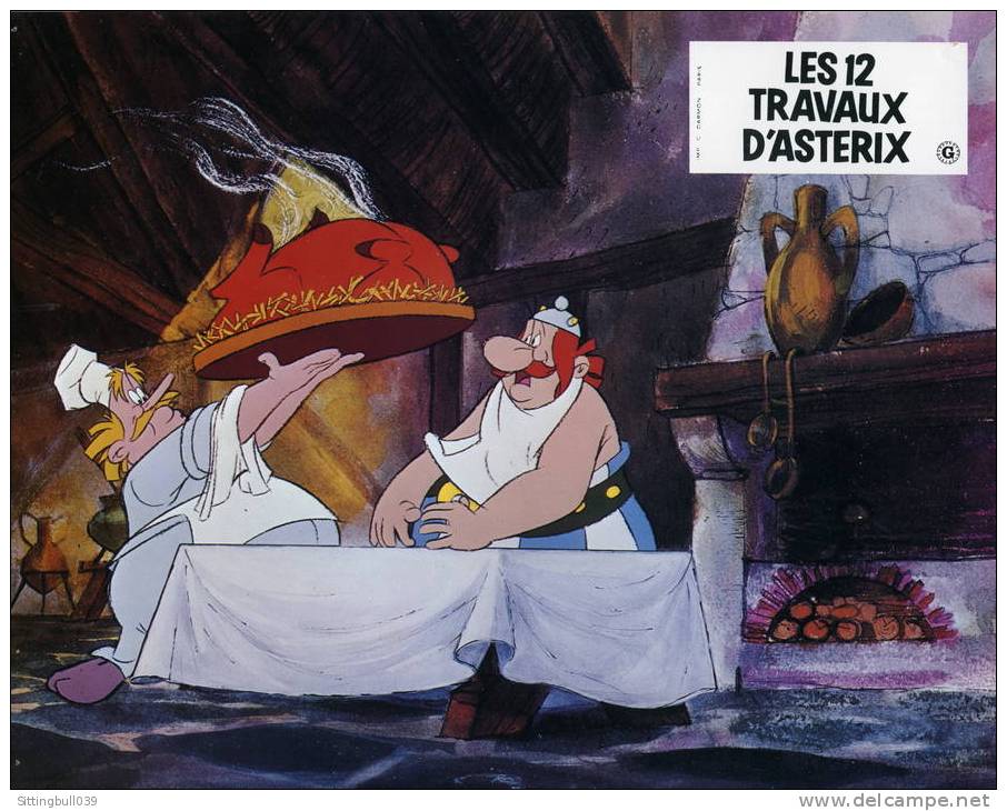 ASTERIX. LES 12 TRAVAUX D'ASTERIX. 1976. PRESENTATION ET PHOTOS OFFICIELLES DU FILM. - Asterix