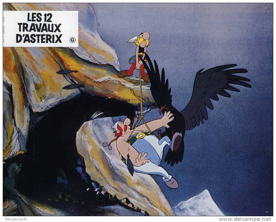 ASTERIX. LES 12 TRAVAUX D'ASTERIX. 1976. PRESENTATION ET PHOTOS OFFICIELLES DU FILM. - Astérix