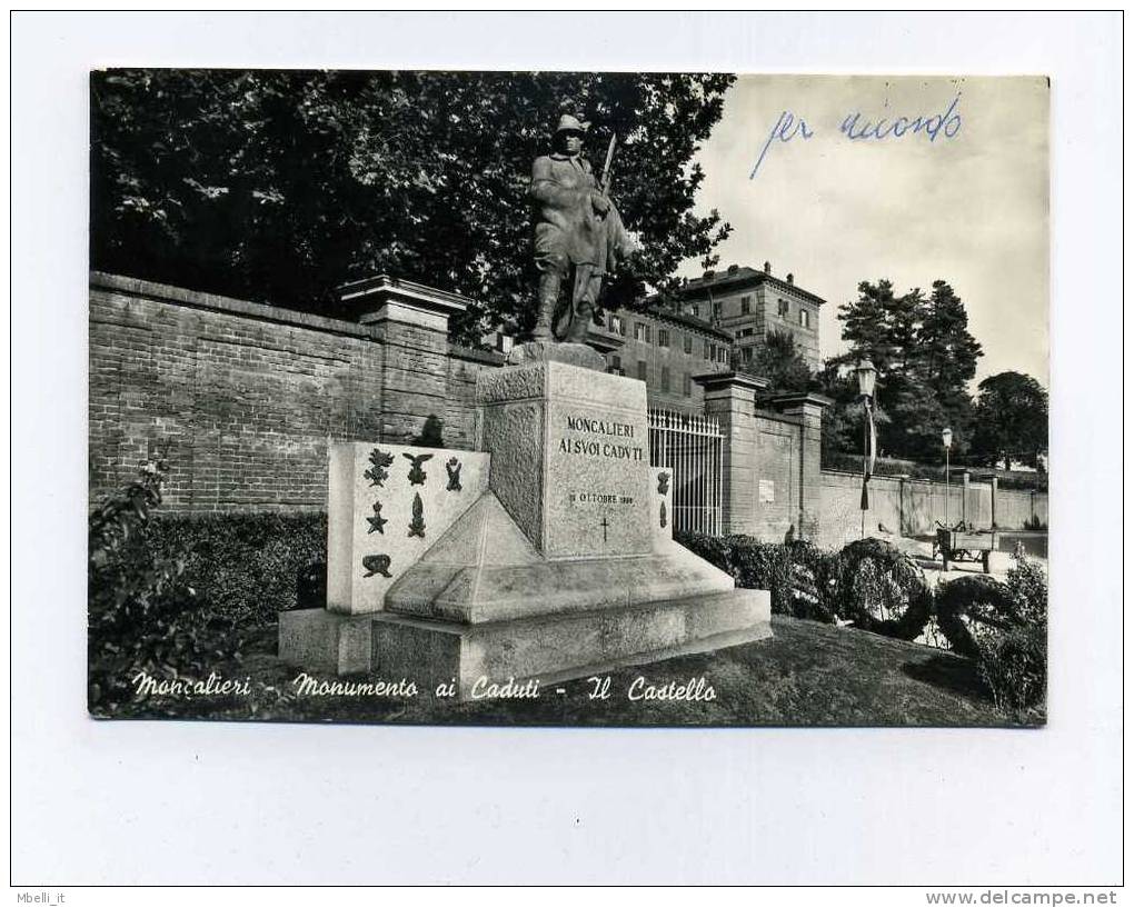 Torino 1961 Moncalieri Monumento Ai Caduti - Moncalieri