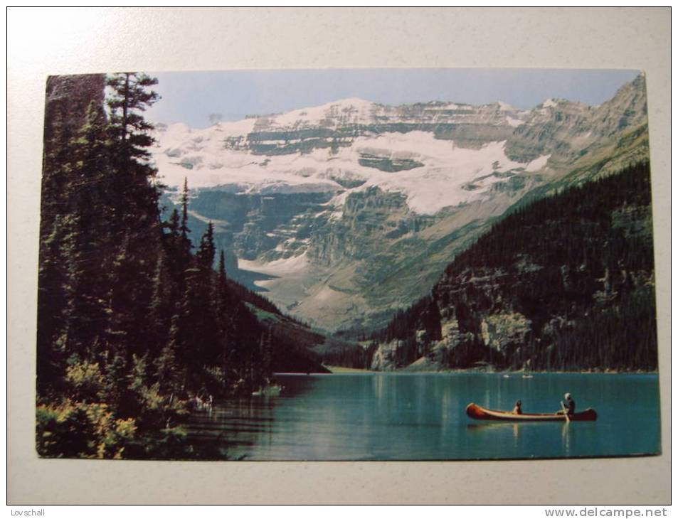 Lake Louise And Victoria Glacier. (12 - 7 - 1963) - Lake Louise