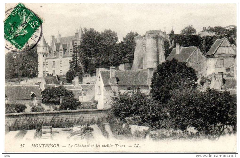 Montrésor - Le Château Et Les Vieilles Tours - Montrésor