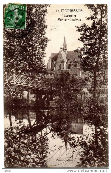 Montrésor - Passerelle Vue Sur L'Indrois - Montrésor