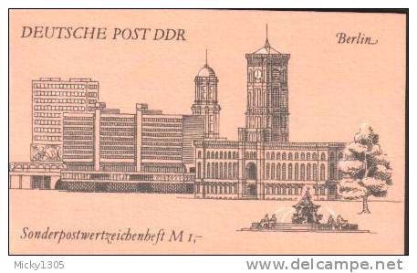 DDR / GDR - SMH 47 Postfrisch / MNH ** (h113) - Markenheftchen