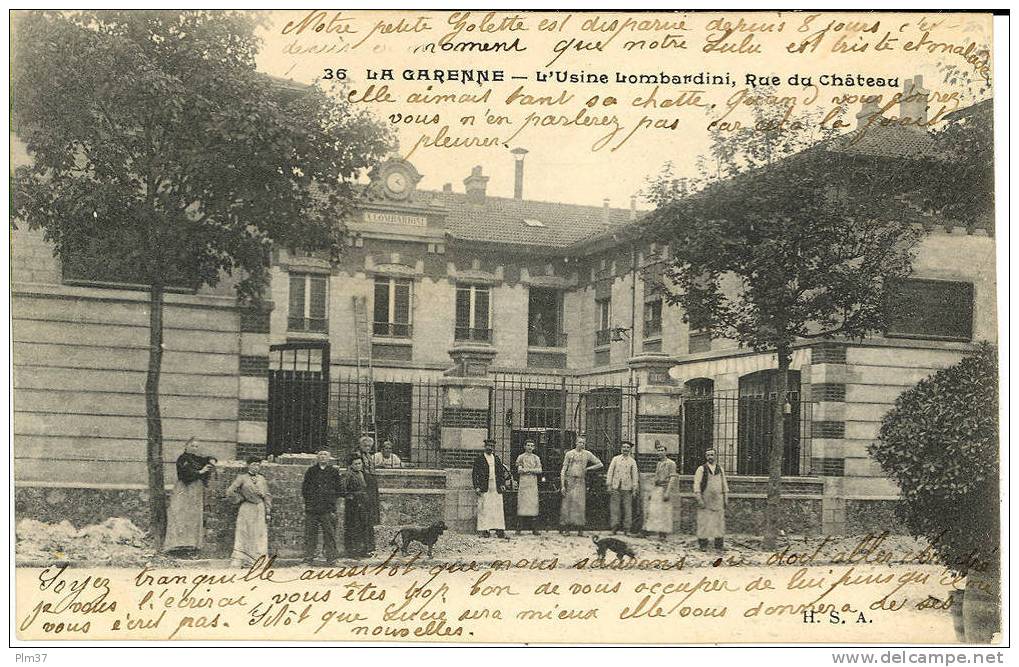 LA GARENNE COLOMBES - L'Usine Lombardini, Rue Du Chateau - La Garenne Colombes