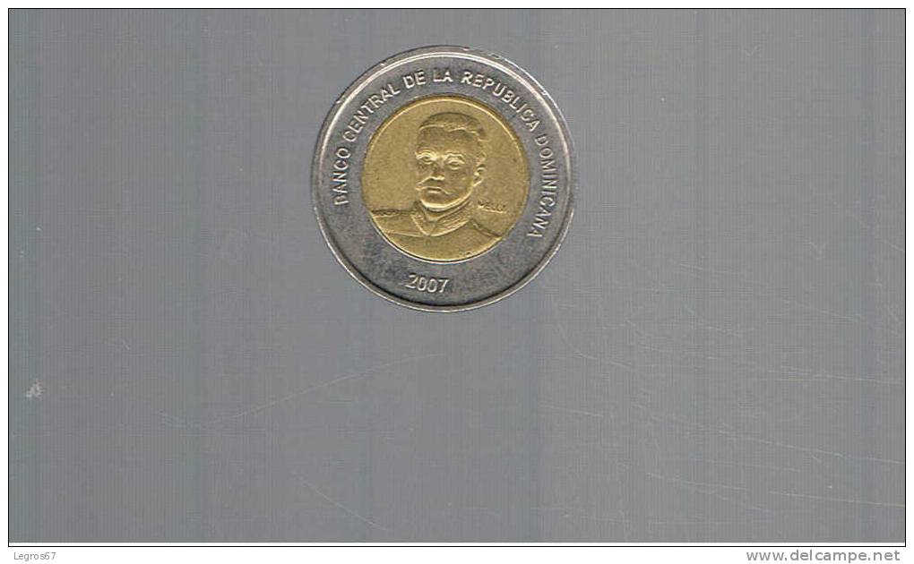 REPUBLIQUE DOMINICAINE 10 PESOS 2007 - Dominikanische Rep.