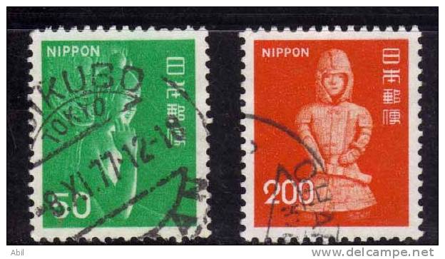 Japon 1976 N°Y.T. : 1177 Et 1179 Obl. - Oblitérés