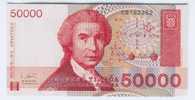 (!)  Croatia 50000 Dinnar 1993 Year Issue UNC X 5 Pieces - Kroatien