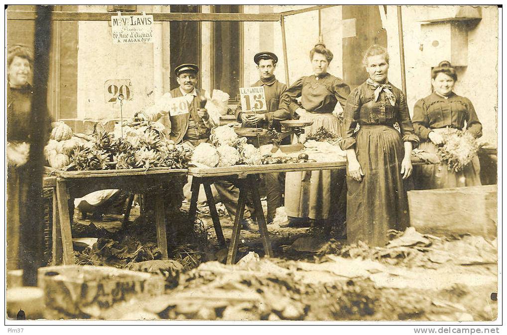 MALAKOFF - Carte Photo Légendée - Mme Vve Lavis, Fruitière 66, Rue D'Arcueil - Circulé, Parfait état - Malakoff