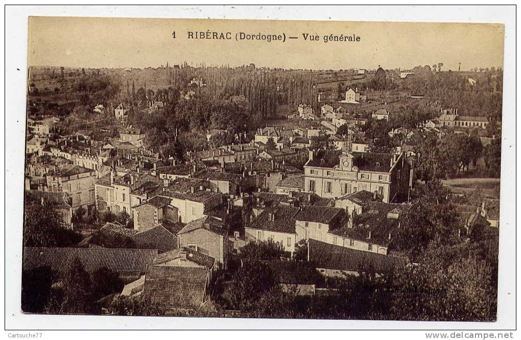 K13 - RIBERAC - Vue Générale - Riberac