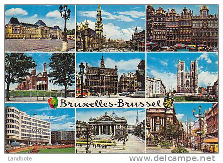 Bruxelles.....Groeten Uit .. Bonjour De ... - Panoramische Zichten, Meerdere Zichten