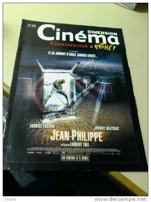 Magazine GAUMONT N°132 Couverture JOHNNY HALLYDAY JEAN-PHILIPPE - Cinema