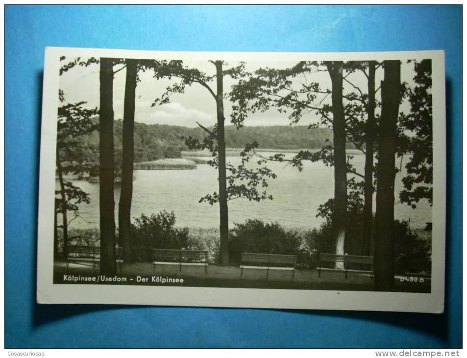 R.3715 ALEMANIA GERMANY DEUTCHLAND KÖLPINSEE / USEDOM DER KÖLPINSEE ANNEES 50 CIRCULADA MAS EN MI TIENDA - Usedom