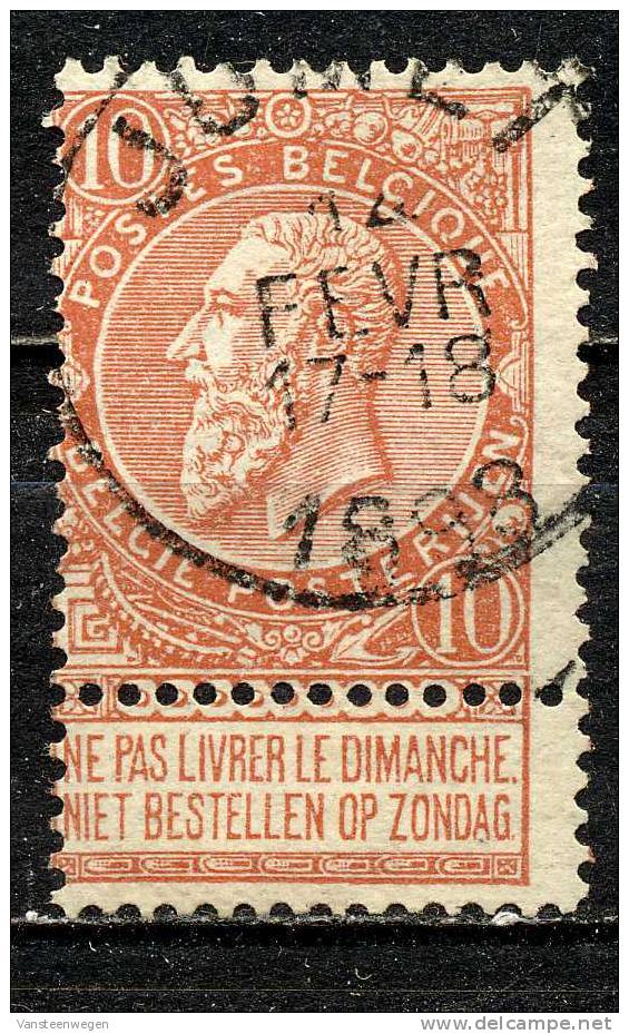Belgique COB 57 ° Jumet - 1893-1900 Fijne Baard