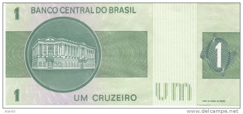 Brazil Brasil 1 Cruzeiro Currency Banknote 1972-80, Krause #191A - Brazilië