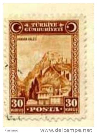 PIA - TUR - 1930 : Serie Ordinaria : Forte Di Ankara - (Yv 766) - Used Stamps