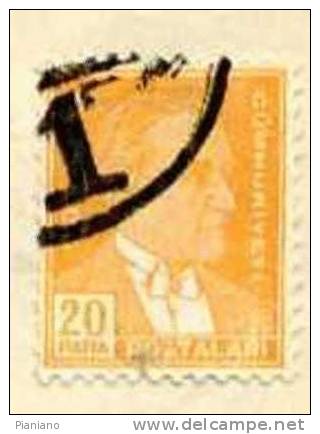 PIA - TUR - 1931-38 : Effigie Di Ataturk - (Yv 805) - Used Stamps