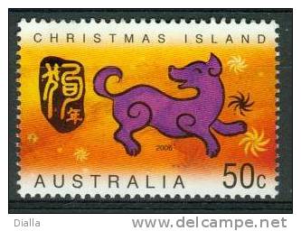 Christmas Island 2006, Année Du Chien - Year Of The Dog - Chines. Neujahr