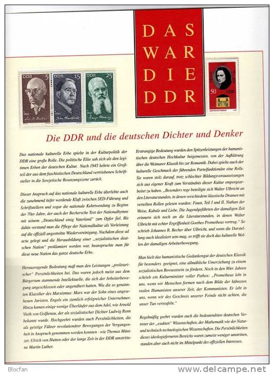 Dichter Und Denker Als Dokumentation 1/4 DDR Mit 7 Ausgaben ** 18€ - Briefe U. Dokumente