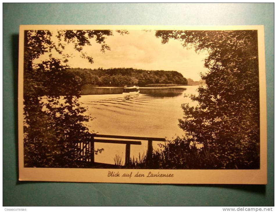 R.3733 ALEMANIA GERMANY DEUTCHLAND BLICK AUF DEN LANKENSEE ANNEES 40/50 CIRCULADA SIN SELLO MAS EN MI TIENDA - Koenigs-Wusterhausen