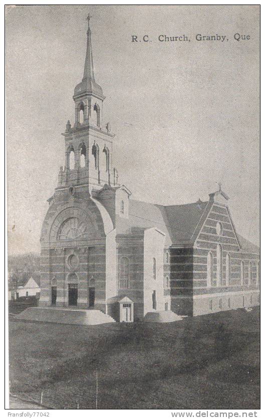 GRANBY QUEBEC CANADA Roman Catholic CHURCH Circa -1910 - Granby
