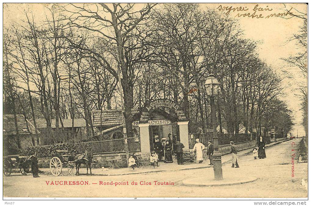 VAUCRESSON - Rond-Point Du Clos Toutain - Voy. 1904 - Vaucresson