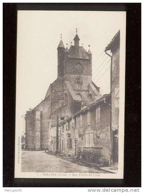 Mirande Rue Pierre De L'isle   édit.pancot N° 7   Belle Carte - Mirande