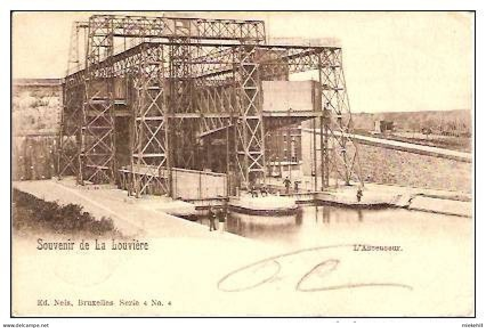 LA LOUVIERE -L'ASCENSEUR Série Nels 4 N°4 - La Louviere