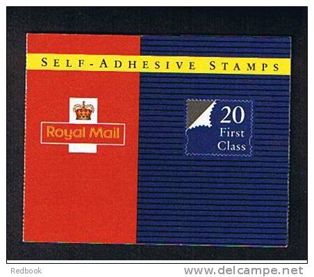 GB Self Adhesive Booklet 20 X 1st Class  Type MG1 - Ref 338 - Cuadernillos