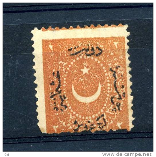 Turquie  :  Yv  22  *   Dentelé 13 1/2  ,    N2 - Unused Stamps