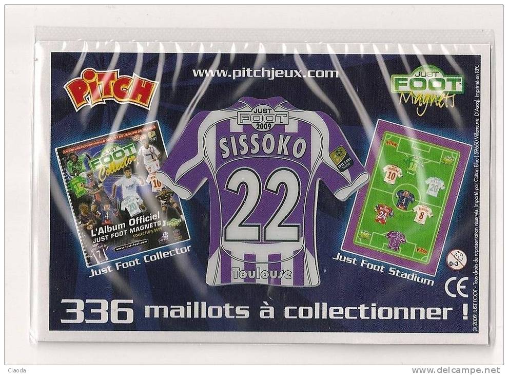 145 NC Magnet Pitch Foot Ball 2008  TOULOUSE - SISSOKO - Sports