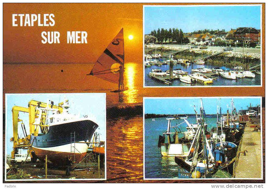 Carte Postale 62.  Etaples-sur-mer  Trés Beau Plan - Etaples