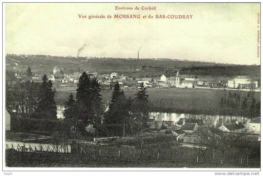 D91 - Vue Générale De MORSANG Et Du BAS COUDRAY - Morsang Sur Orge