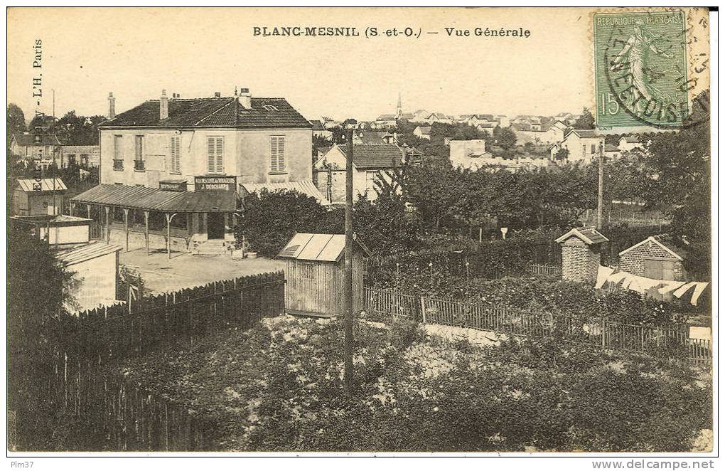 LE BLANC MESNIL -  Vue Générale - Voy. 1924 - Le Blanc-Mesnil