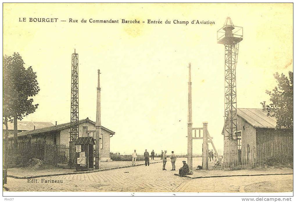 LE BOURGET - Entrée Du Champ D'Aviation - Voy. 1924 - Le Bourget