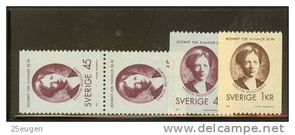 SWEDEN 1971 MICHEL No: 702-703  MNH - Unused Stamps