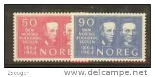 NORWAY 1964 MICHEL 522-523 SET  MNH - Unused Stamps