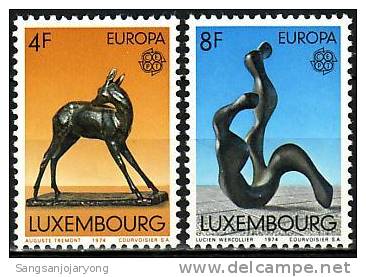 Luxembourg Sc546-7 Europa. - 1974