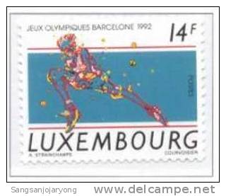 Luxembourg Sc872 1992 Summer Olympics. Barcelona - Sommer 1992: Barcelone