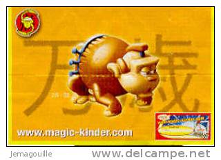 KINDER - 2S-92 - Figurine Avec Bpz * - Monoblocchi