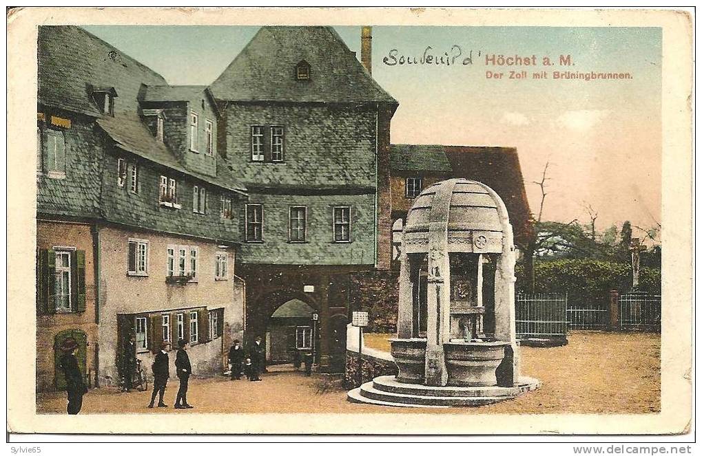 HOCHST A.M- Der Zoll Mit Bruningbrunnen - Höchst