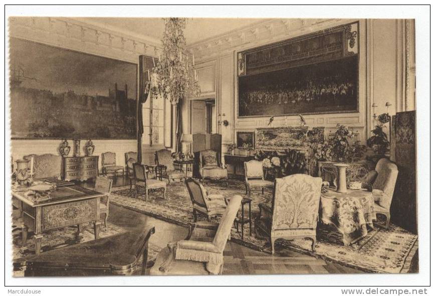 Beloeil. Intérieur Du Château. Le Salon Vert. Interieur Van Het Kasteel. De Groene Salon. - Beloeil