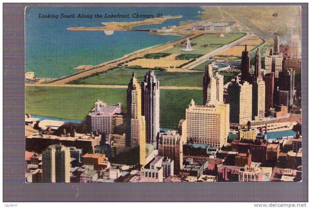 Looking South Along The Lakefront, Chicago, Illinois - Chicago